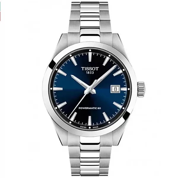 ΡΟΛΟΙ TISSOT  T1658071104100 TISSOT T-Classic Gentleman Powermatic 80 Silver Stainless Steel Bracelet