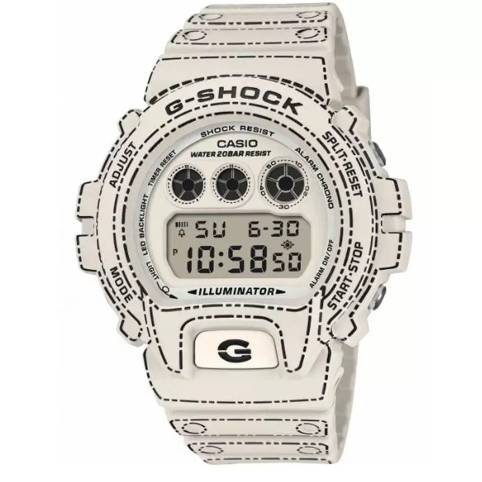 ΡΟΛΟΙ CASIO DW-6900RGM-5ER G-SHOCK Origami Chronograph White Biosourced Strap Limited Edition