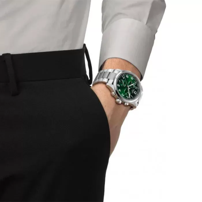 ΡΟΛΟΙ TISSOT  T1164171109200 TISSOT T-Sport Chrono L Silver Stainless Steel Bracelet