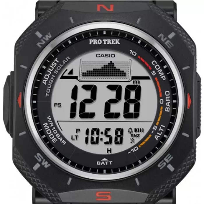ΡΟΛΟΙ CASIO  PRG-69-1ER CASIO Protrek Solar Black Biosourced Strap