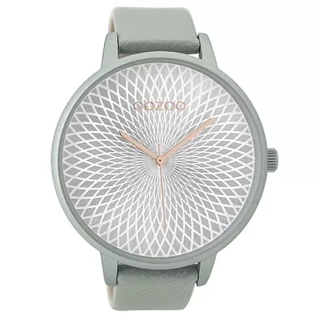 ΡΟΛΟΙ OOZOO C9521 OOZOO Timepieces Light Blue Leather Strap