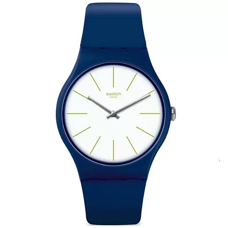ΡΟΛΟΙ SWATCH SUON127 SWATCH Time To Swatch Bluesounds Blue Silicone Strap