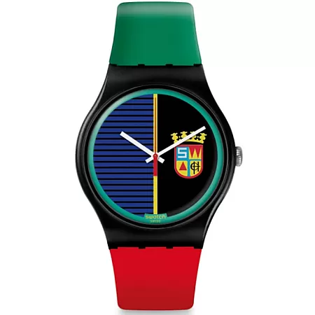 ΡΟΛΟΙ SWATCH SUOB169 SWATCH Sir Swatch19 Two Tone Silicone Strap