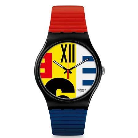 ΡΟΛΟΙ SWATCH SUOB171 SWATCH Revival Two Tone Silicone Strap