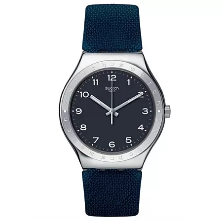 ΡΟΛΟΙ SWATCH YWS102 SWATCH Time To Swatch Inkwell Blue Rubber Strap