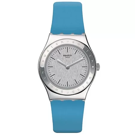 ΡΟΛΟΙ SWATCH  YLS203  SWATCH Time To Swatch Brisebleue Light Blue Silicone Strap