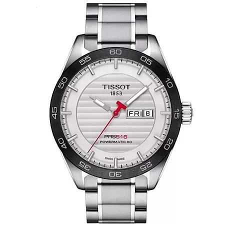 ΡΟΛΟΙ TISSOT  T1004301103100 TISSOT PRS 516 Automatic Silver Stainless Steel Bracelet