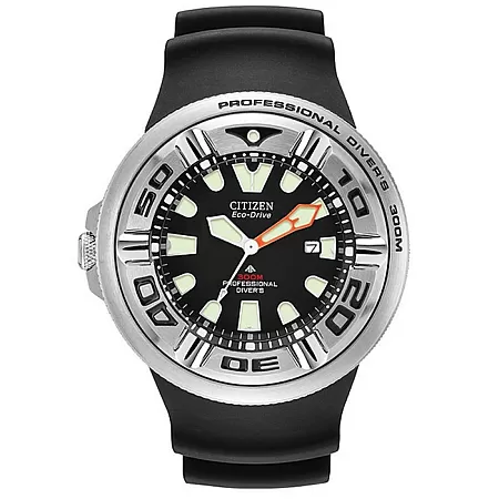 ΡΟΛΟΙ CITIZEN  BJ8050-08E CITIZEN Eco-Drive Professional Diver 300M Black Rubber Strap