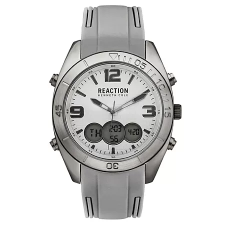 Ρολόι REACTION KENNETH COLE RK50599002 REACTION KENNETH COLE Sports Chronograph Grey Silicone Strap