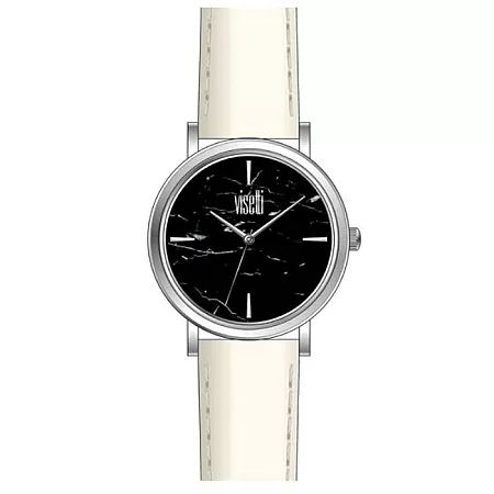 ΡΟΛΟΙ VISETTI ZE-911SWB  VISETTI Mar-Bling White Leather Strap