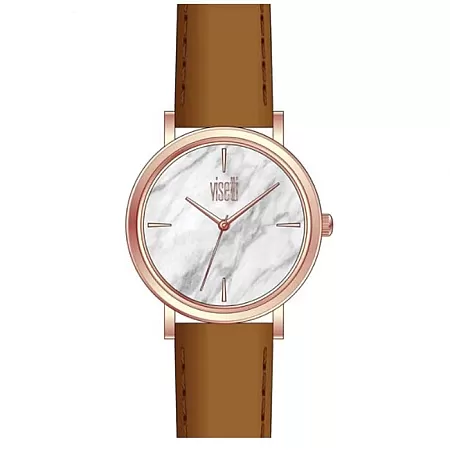 ΡΟΛΟΙ VISETTI ZE-911RKW  VISETTI Mar-Bling Brown Leather Strap