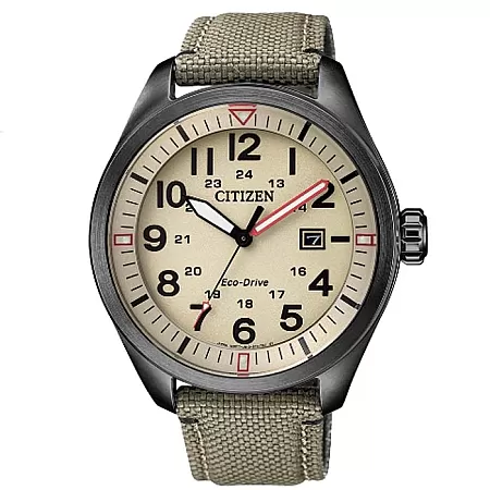 ΡΟΛΟΙ CITIZEN   AW5005-12X CITIZEN Eco-Drive Khaki Fabric Strap