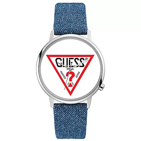 ΡΟΛΟΙ GUESS V1001M1 GUESS Ladies Blue Leather Strap
