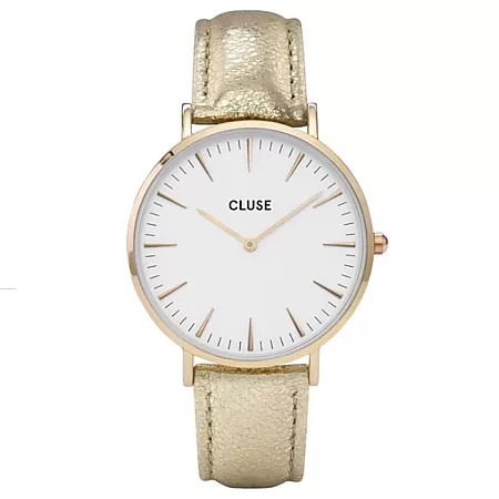 ΡΟΛΟΙ CLUSE  CL18421 CLUSE La Boheme Gold Leather Strap
