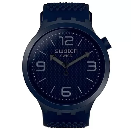 ΡΟΛΟΙ SWATCH SO27N100 SWATCH BBNAVY Blue Silicone Strap