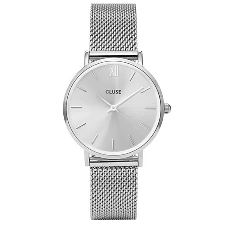 ΡΟΛΟΙ CLUSE CL30023 CLUSE Minuit Silver Stainless Steel Bracelet