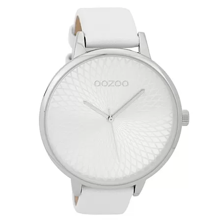 ΡΟΛΟΙ OOZOO  C9560 OOZOO Timepieces White Leather Strap