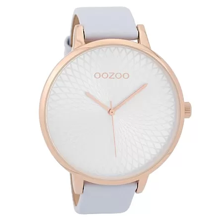 ΡΟΛΟΙ OOZOO  C9562 OOZOO Timepieces Light Blue Leather Strap