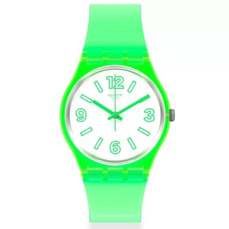 ΡΟΛΟΙ SWATCH GG226 SWATCH Electric Frog Green Silicone Strap