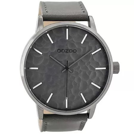 ΡΟΛΟΙ OOZOO  C9440 OOZOO Timepieces Grey Leather Strap