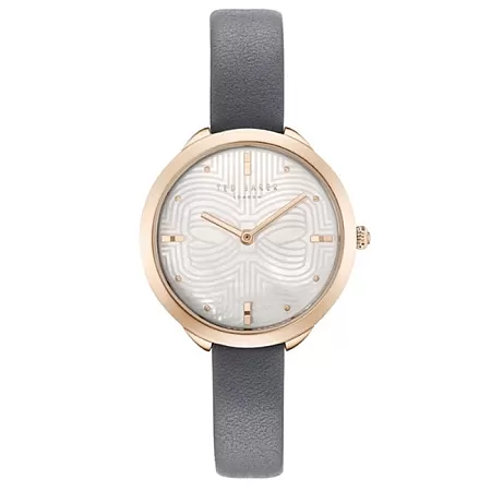 ΡΟΛΟΙ TED BAKER TE15198025 TED BAKER Elena Grey Leather Strap