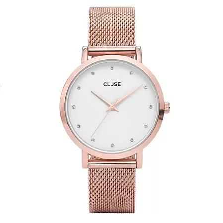 ΡΟΛΟΙ CLUSE  CL18303 CLUSE Pavane Crystals Rose Gold Stainless Steel Bracelet