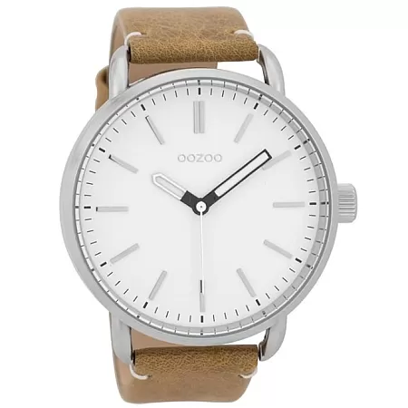 ΡΟΛΟΙ OOZOO C9631 OOZOO Timepieces Brown Leather Strap