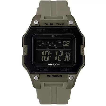 ΡΟΛΟΙ CATERPILLAR OF18723142 CATERPILLAR Ana-Digitized Chronograph Sand Rubber Strap