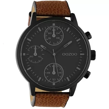 ΡΟΛΟΙ OOZOO C10533 OOZOO Timepieces Brown Leather Strap