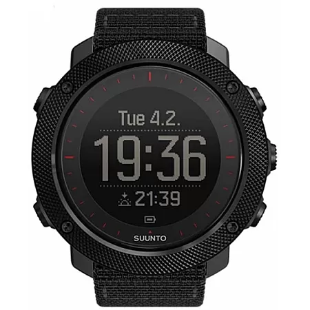 ΡΟΛΟΙ SUUNTO  SS023157000 SUUNTO Traverse Alpha Black Red Fabric Strap