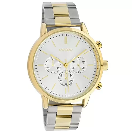 ΡΟΛΟΙ OOZOO C10547 OOZOO Timepieces Two Tone Metallic Bracelet