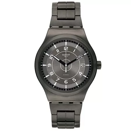 ΡΟΛΟΙ SWATCH   YIM400G SWATCH Sistem Brushed Automatic Grey Stainless Steel Bracele
