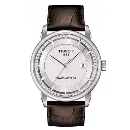 ΡΟΛΟΙ TISSOT T0864071603100 TISSOT Powermatic 80 Brown Leather Strap