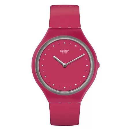 ΡΟΛΟΙ SWATCH  SVOR101 SWATCH Skinlampone Fuchsia Silicone Strap