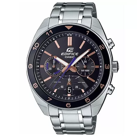 ΡΟΛΟΙ CASIO  EFV-590D-1AVUEF CASIO Edifice Chronograph Silver Stainless Steel Bracelet