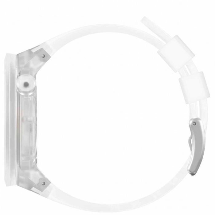 ΡΟΛΟΙ SWATCH SO27E100 SWATCH Big Bold Jellyfish White Silicone Strap