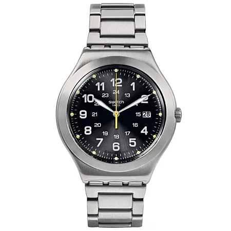 ΡΟΛΟΙ SWATCH YWS439G SWATCH Happy Joe Lime Silver Stainless Steel Bracelet