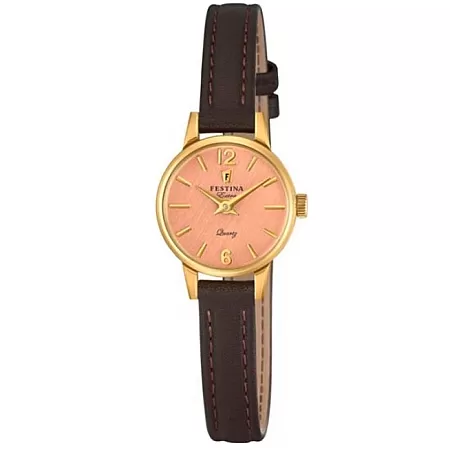 ΡΟΛΟΙ FESTINA  F20261/2 FESTINA Extra Brown Leather Strap