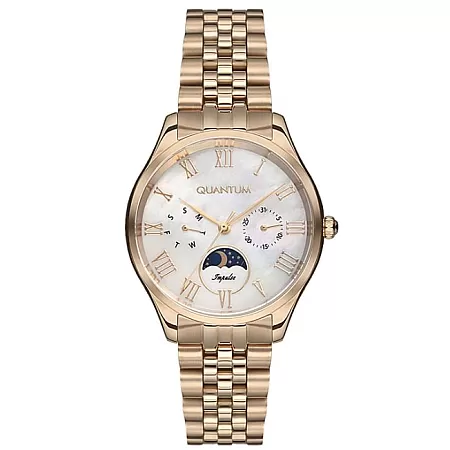 ΡΟΛΟΙ QUANTUM   IML660.120 QUANTUM Impulse Gold Stainless Steel Bracelet