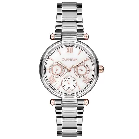 ΡΟΛΟΙ QUANTUM  IML707.320 QUANTUM Impulse Crystals Silver Stainless Steel Bracelet