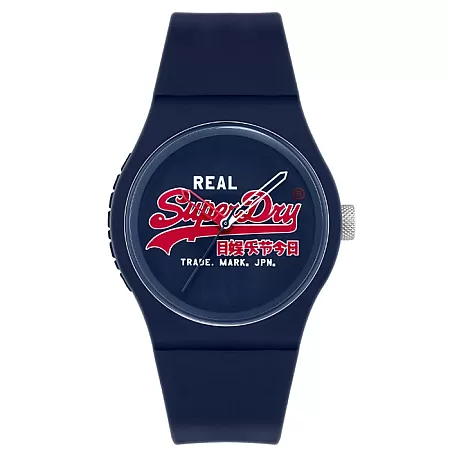 ΡΟΛΟΙ SUPERDRY SYG280UR SUPERDRY Blue Silicone Strap