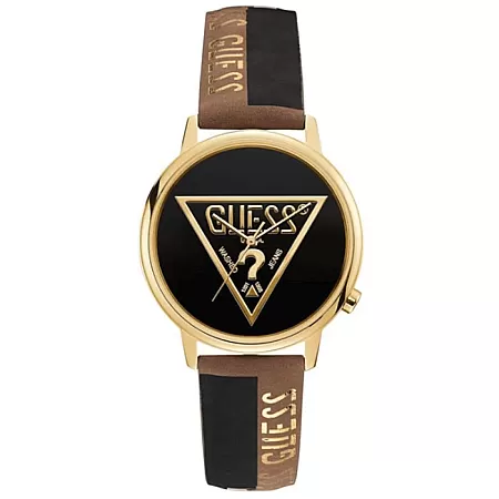 ΡΟΛΟΙ GUESS   V1015M2 GUESS Ladies Two Tone Leather Strap