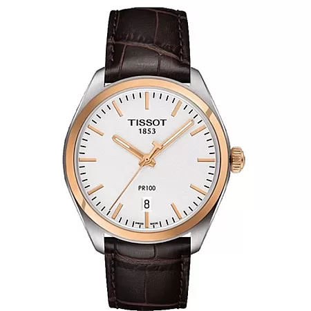 ΡΟΛΟΙ TISSOT  T1014102603100 TISSOT T-Sport PR 100 Brown Leather Strap