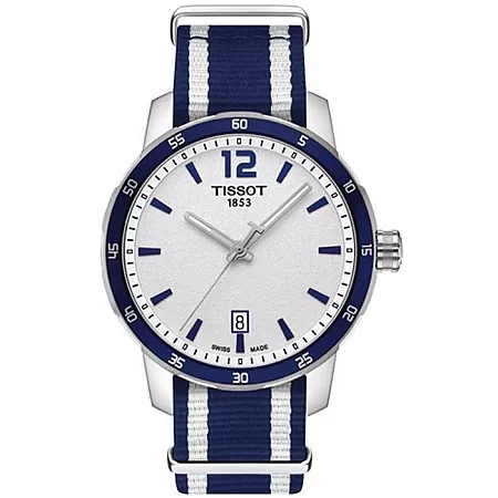 ΡΟΛΟΙ TISSOT  T0954101703701 TISSOT T-Sport Quickster Blue Fabric Strap