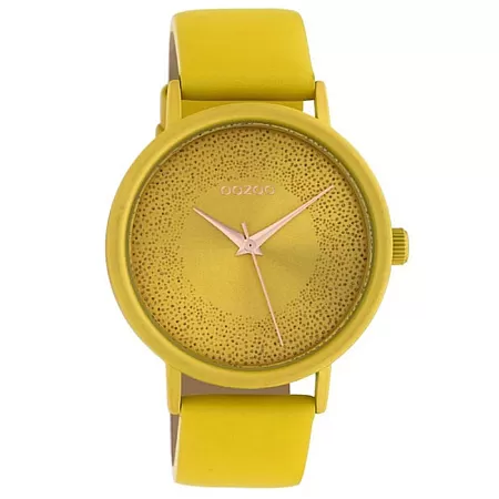 ΡΟΛΟΙ OOZOO C10577 OOZOO Timepieces Yellow Leather Strap