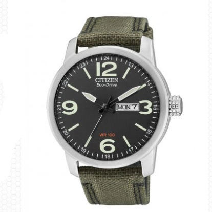 ΡΟΛΟΙ CITIZEN BM8470-11E CITIZEN Eco-Drive Khaki Fabric Strap
