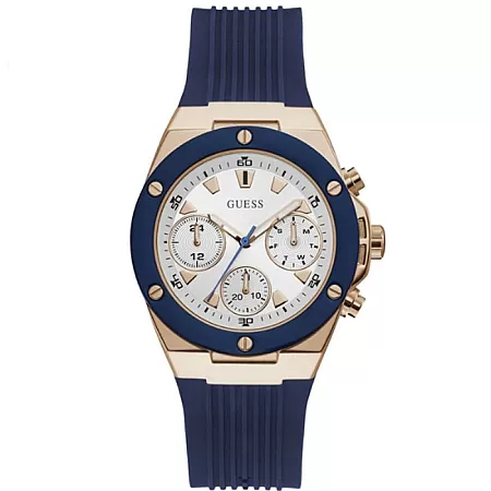 ΡΟΛΟΙ GUESS  GW0030L5 GUESS Ladies Blue Rubber Strap
