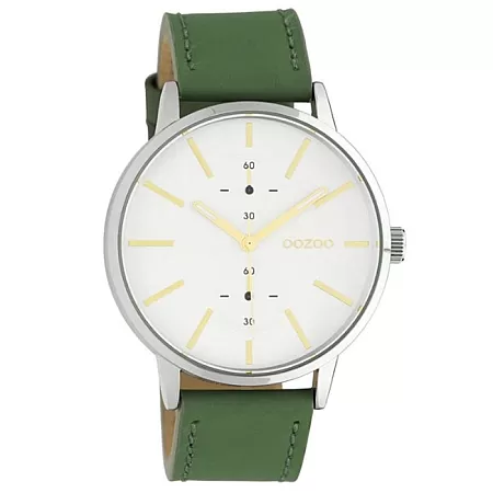 ΡΟΛΟΙ OOZOO C10586 OOZOO Timepieces Green Leather Strap