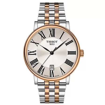 ΡΟΛΟΙ TISSOT T1224102203300 TISSOT Carson Two Tone Stainless Steel Bracelet