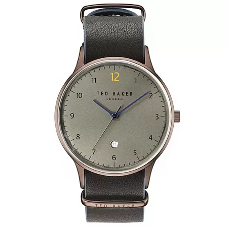 ΡΟΛΟΙ TED BAKER TE50519005 TED BAKER Ethan Brown Leather Strap